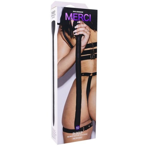 Черный анальный змей Merci In Deep - 49,5 см.