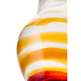 Стеклянная анальная пробка-стимулятор - 9 см.