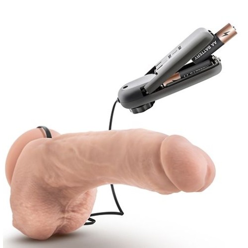 Телесный вибратор Tennis Champ - 20 см. 