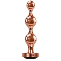 Золотистый анальный стимулятор-елочка Gold Digger Small - 10,5 см.