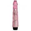 Розовый вибратор-реалистик - 22,5 см.