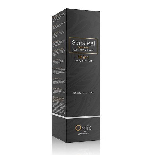 Мужской лосьон для тела и волос с феромонами Orgie Sensfeel For Man Pheromone Seduction Elixir - 100 мл.