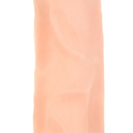 Телесный реалистичный вибратор Ian - 20 см. 