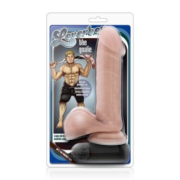 Телесный вибратор THE GOALIE 8INCH DILDO  - 20,3 см.
