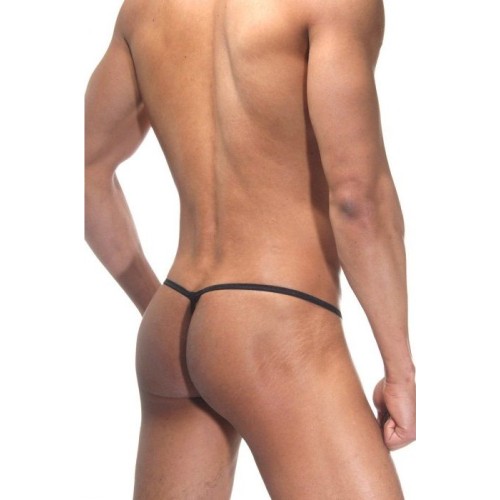 Мужские стринги из блестящей гладкой ткани