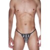 Мужские трусы-стринги в полосочку