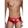 Ярко-красные трусы-хипсы из гладкого блестящего материала
