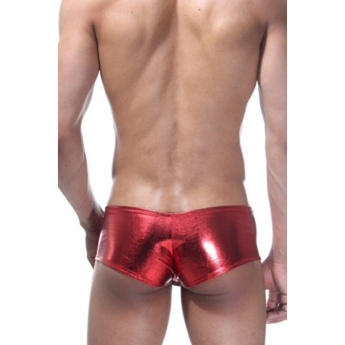 Красные блестящие трусы-хипсы
