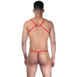 Сексуальное красное мужское боди
