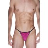 Мужские розово-черные трусы-стринги