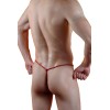 Соблазнительные мужские трусы-стринги с гульфиком-мешочком