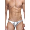 Серебристые блестящие трусы-слипы Don Moris