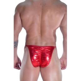 Красные блестящие трусы-слипы