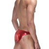 Красные блестящие мужские трусы-слипы