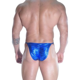 Синие блестящие трусы-слипы