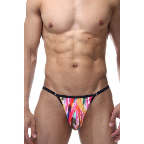 Соблазнительные разноцветные трусы-стринги