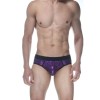 Сексуальные фиолетовые блестящие трусы-джоки