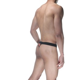 Мужские трусы-стринги с принтом в виде разноцветных мазков кисти