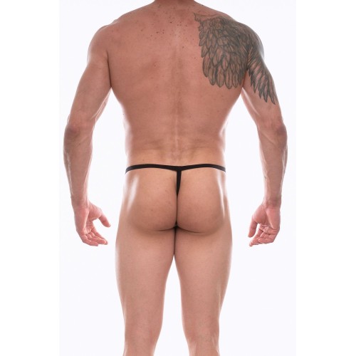 Мужские трусы-стринги с принтом в виде почтовых марок