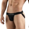 Черные перфорированные трусы-джоки Clever Ambar Jockstrap