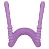 Фиолетовый гибкий фаллоимитатор Intimate Spreader для G-стимуляции
