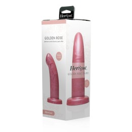 Розовый фаллоимитатор Golden Rose Dildo Small - 13,5 см.