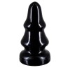Черная анальная пробка MAGNUM 16 - 14 см.