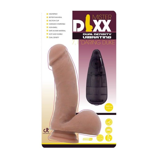 Телесный вибромассажер Daring Duke - 18 см.