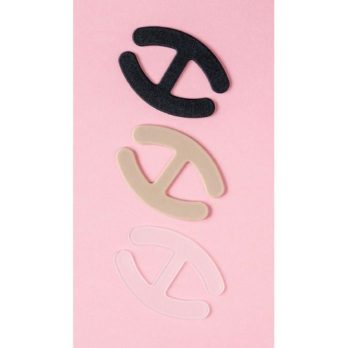 Набор из 3 пластиковых соединителей для бретелей разного цвета