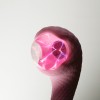 Розовый вибромассажёр с деликатными токами