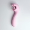Розовый вибромассажёр с деликатными токами