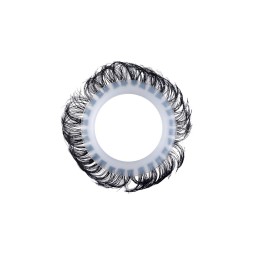 Эластичное эрекционное колечко с черными «ресничками»