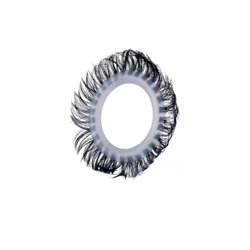 Эластичное эрекционное колечко с черными «ресничками»