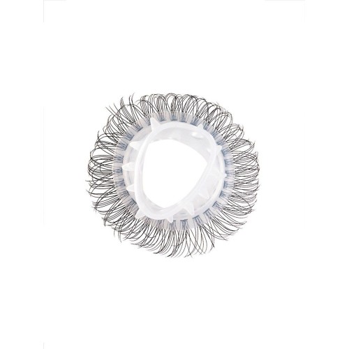 Эластичное эрекционное кольцо с длинными черными «ресничками»