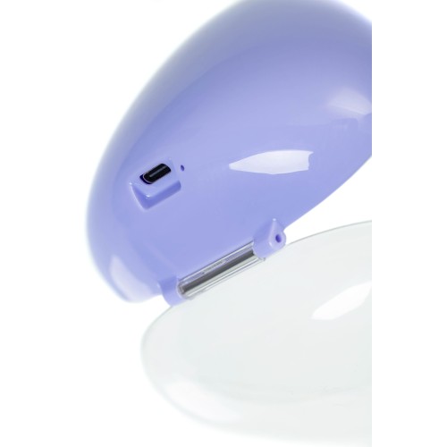 Сиреневый вибратор Crasatell с вакуум-волновой стимуляцией