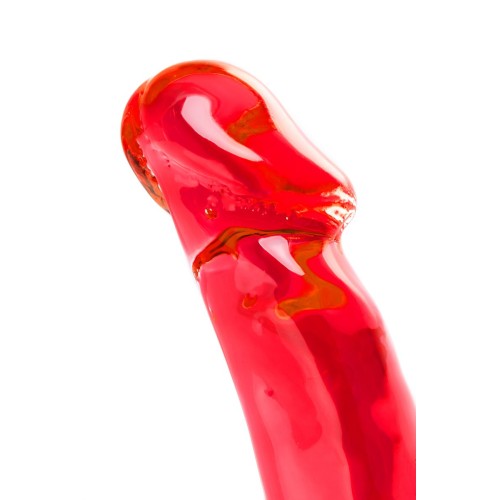 Красный леденец в форме члена со вкусом виски - 173 гр.