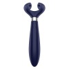 Синий вибромассажер для пар Satisfyer Endless Fun
