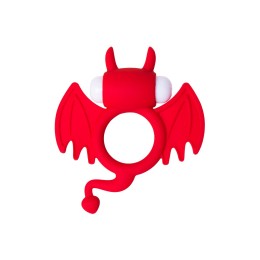 Красное эрекционное кольцо на пенис JOS COCKY DEVIL