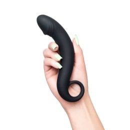 Черный анальный фаллоимитатор Dorado - 18 см.