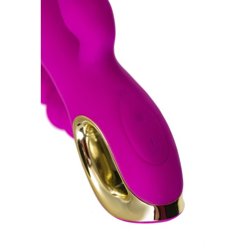 Лиловый тройной вибратор Trinny - 21,5 см.