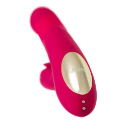 Розовый виброкролик Seri с функцией Up&Down - 22 см.