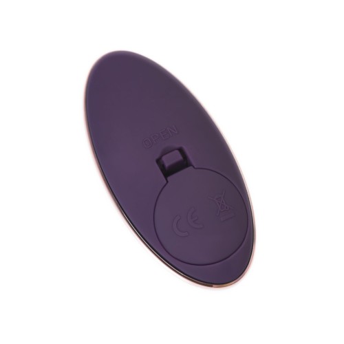 Фиолетовое виброяйцо с имитацией фрикций Bumpy