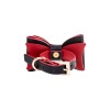 Черно-красный бондажный набор Bow-tie