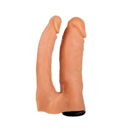 Двойная насадка для страпона Харнесс - 15,5 см.