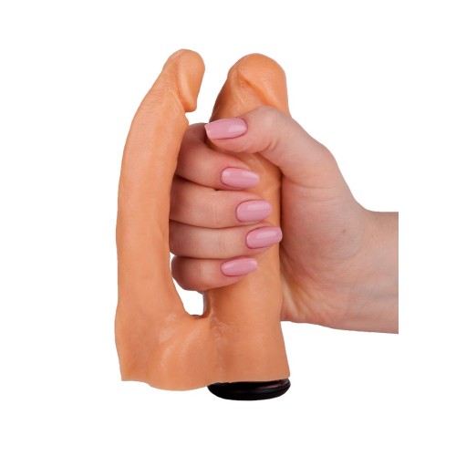 Двойная насадка для страпона Харнесс - 15,5 см.