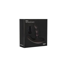 Черный силиконовый стимулятор простаты Levett Nitoc с пультом ДУ