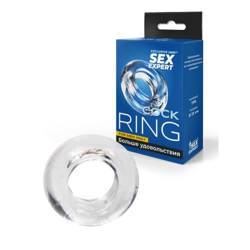 Прозрачное эрекционное кольцо-бублик