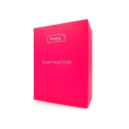 Набор розово-белых вагинальных шариков: двойные и одинарный