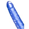 Синий двусторонний фаллоимитатор - 28,5 см.
