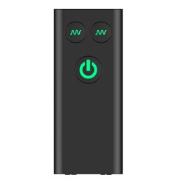 Черный вибромассажер простаты и промежности Nexus Ride - 14 см.